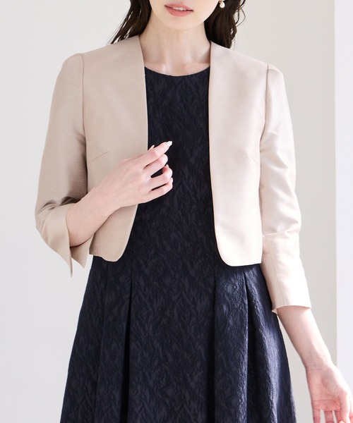 AIMER ノーカラージャケット お呼ばれ 結婚式 楽天市場】【マラソン限定最大2000円クーポン☆5/16 12:59まで】ノー