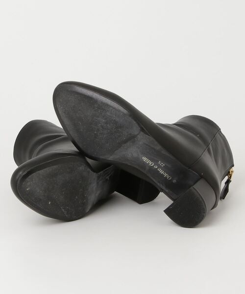 「ODETTE E ODILE」 ショートブーツ 22.5cm ブラック レディース_画像3