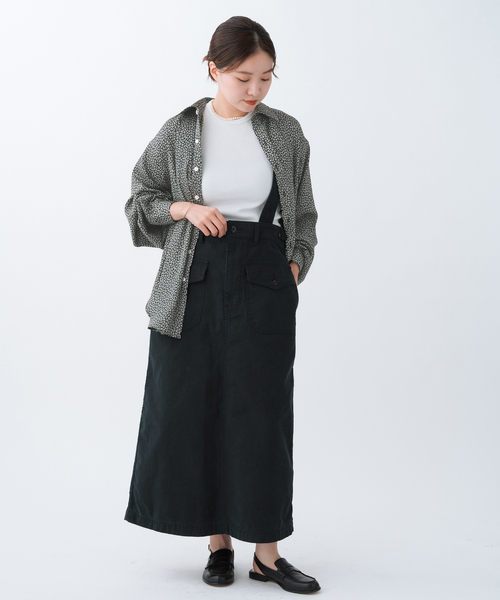 IENA ブラウス シャツ BLACK フラワーシャツ レディース