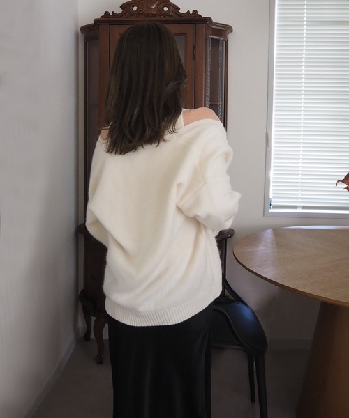 ニット セーター cashmere knit tops 2set /カシミヤ タンクトップ ニット プルオーバー 2点セット レディース ニット セーター cashmere knit tops 2set /カシミヤ タンク