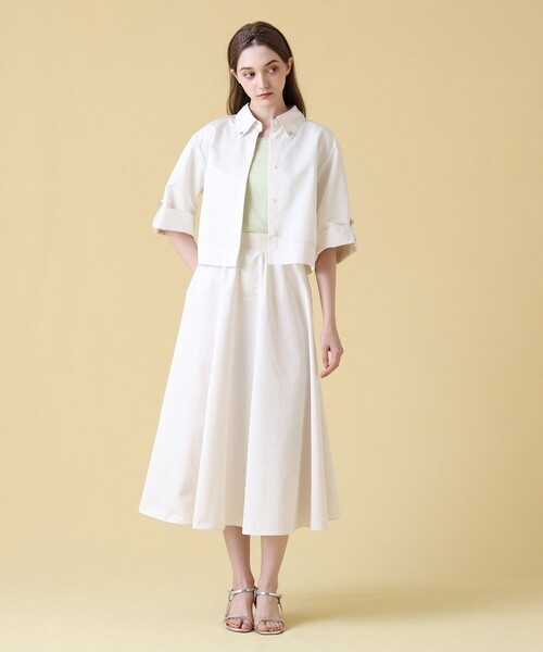 ANAYI（アナイ） ブラウス シャツ 「セットアップ対応商品」ツイル