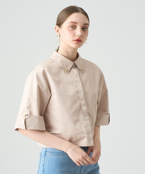 ANAYI（アナイ） ブラウス シャツ 「セットアップ対応商品」ツイル
