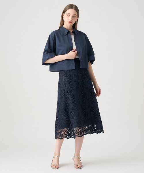 ANAYI（アナイ） ブラウス シャツ 「セットアップ対応商品」ツイル