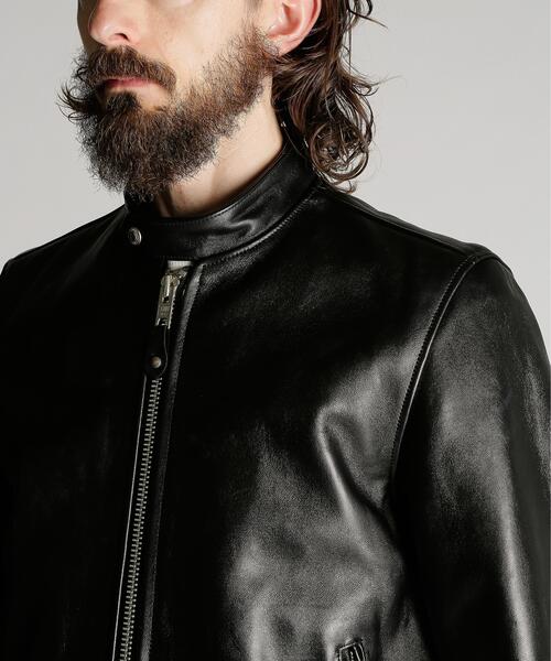 革ジャン ライダース Schott/ショット/70’S SINGLE RIDERS JACKET/シングル ライダース メンズ レディースの画像