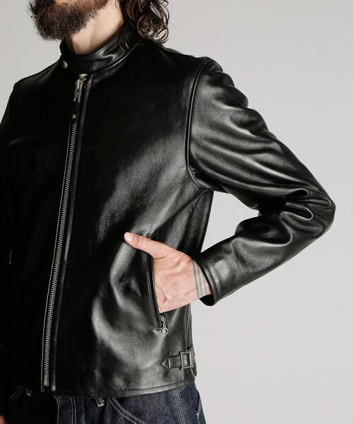 革ジャン ライダース Schott/ショット/70’S SINGLE RIDERS JACKET/シングル ライダース メンズ レディースの画像