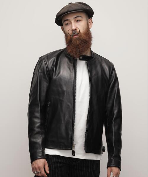 革ジャン ライダース Schott/ショット/70’S SINGLE RIDERS JACKET/シングル ライダース メンズ レディースの画像