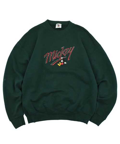 希少 XXXXL 90's Disney Mickey Mouse スウェット DISNEY VINTAGE トレーナー スウェット 「ヴィンテージ古着