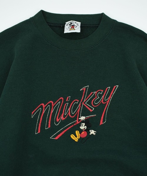 希少 XXXXL 90's Disney Mickey Mouse スウェット DISNEY VINTAGE トレーナー スウェット 「ヴィンテージ古着
