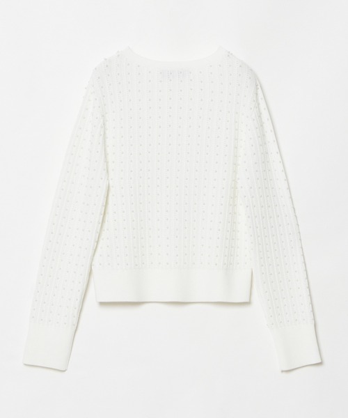 ニット セーター 「LOULOU WILLOUGHBY」パールスタッズプルオーバー レディース LOULOU WILLOUGHBY ニット セーター 「LOULOU WILLOUGHBY