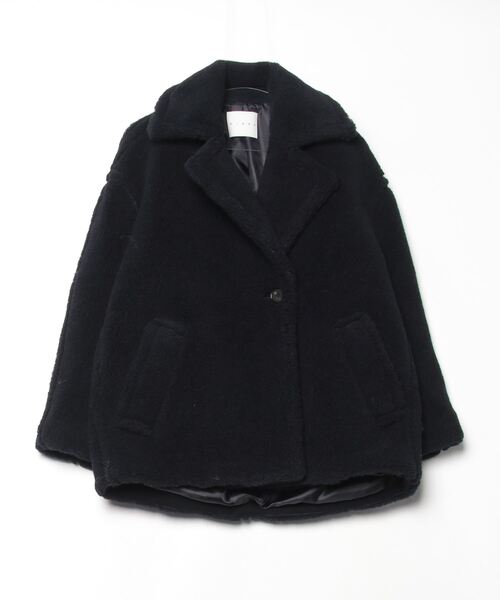 CINOH（チノ） 24AW ミドルボア コート 36 ブラック レディース