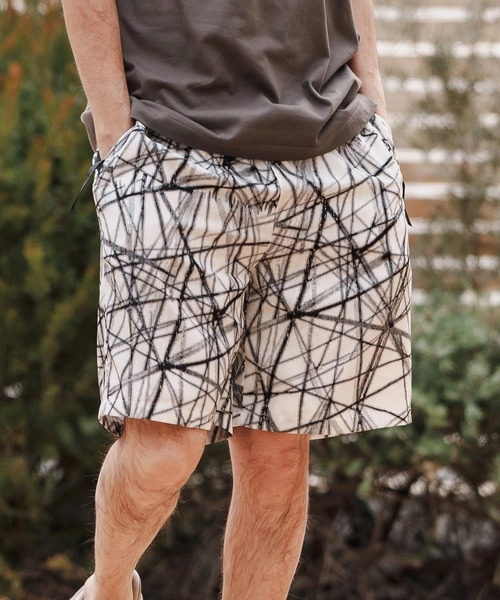 CAMBIO（カンビオ） パンツ mp13373-Radiation Pattern Shorts
