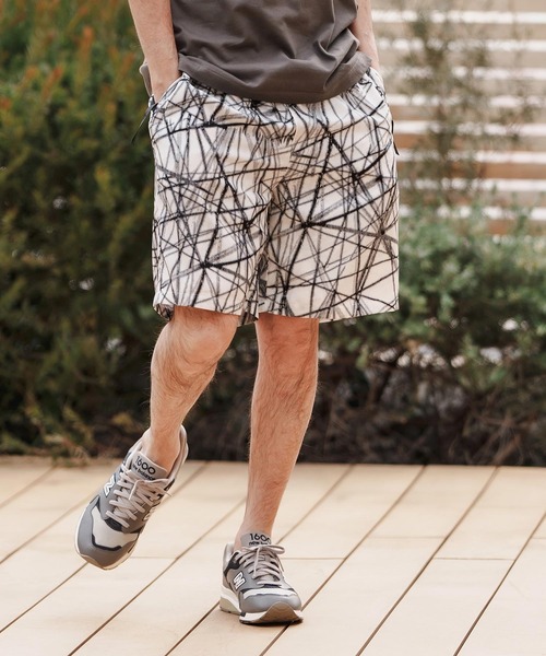 CAMBIO（カンビオ） パンツ mp13373-Radiation Pattern Shorts
