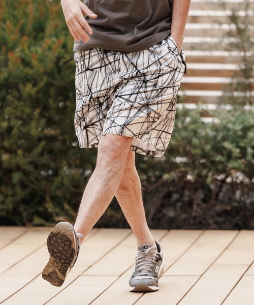 CAMBIO（カンビオ） パンツ mp13373-Radiation Pattern Shorts