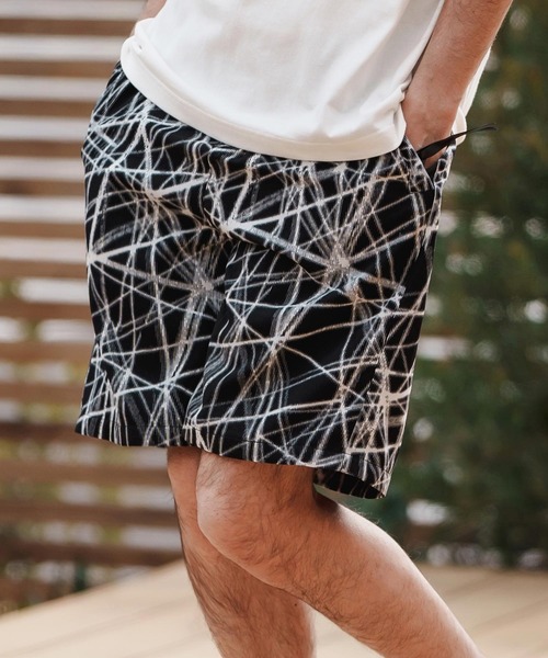 CAMBIO（カンビオ） パンツ mp13373-Radiation Pattern Shorts