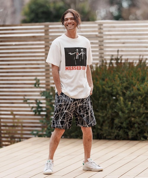 CAMBIO（カンビオ） パンツ mp13373-Radiation Pattern Shorts