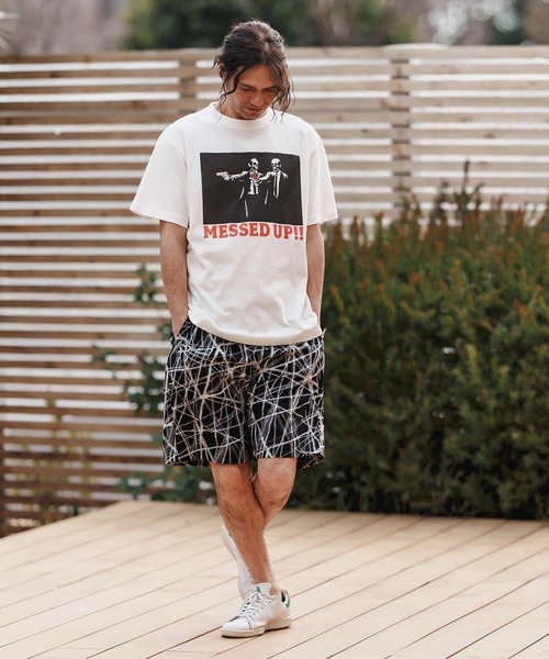 CAMBIO（カンビオ） パンツ mp13373-Radiation Pattern Shorts