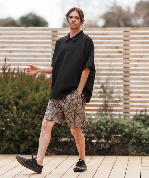 CAMBIO（カンビオ） パンツ mp13373-Radiation Pattern Shorts
