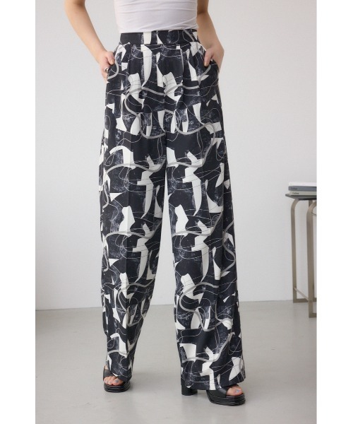 journalstandardluxe   ツイル イージーワイドパンツ bottoms-02281 イージー ワイドパンツ ホワイト グレー | L