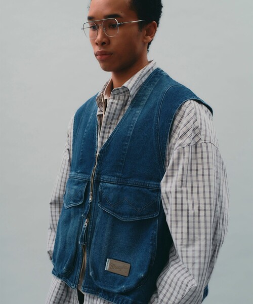 PUBLIC TOKYO（パブリックトウキョウ） ベスト ジレ × Wrangler