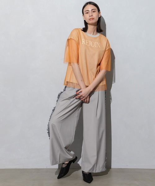 マルシャルテル　tシャツ Tシャツ レイヤードデザイントップス レディース MARECHAL TERRE tシャツ レイヤードデザイントップス レディース