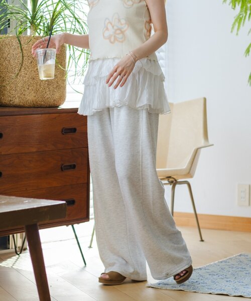 Kastane BIGスウェットパンツ サイズ1 Kastane スウェットパンツ ジャージ 「低身長サイズ/2サイズ展開