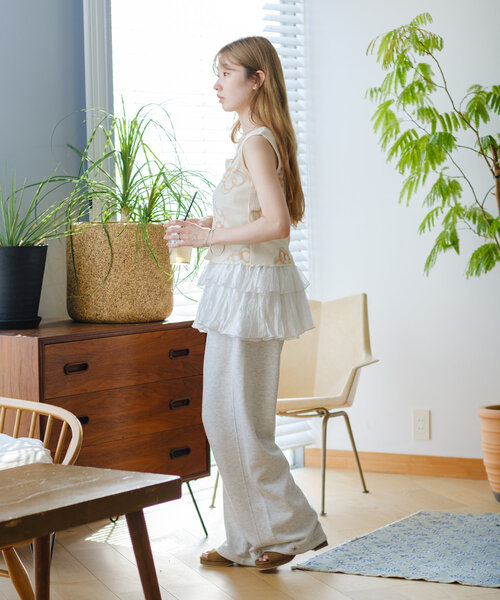 Kastane スウェットフレアパンツ Kastane パンツ スウェットフレアパンツ レディース : ZOZOTOWN