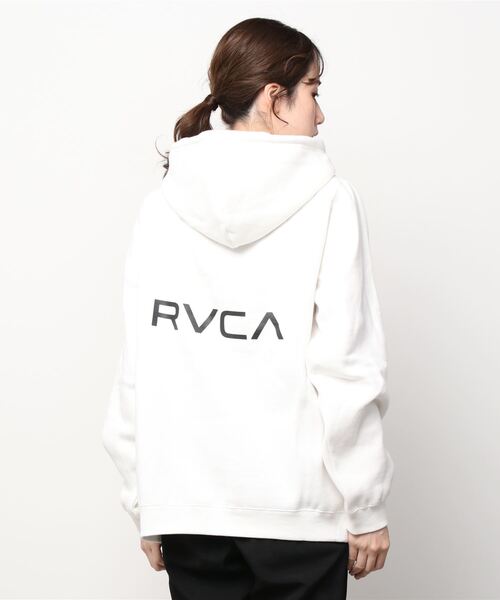 [RVCA] тянуть over Parker X-SMALL белый женский 