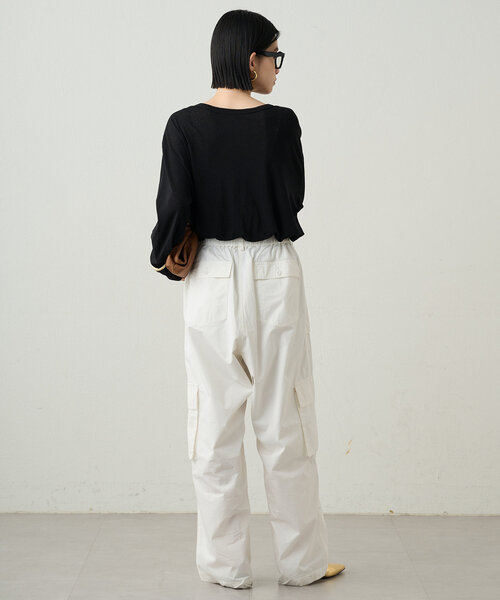Loungedress tシャツ シアーオーバーロンT レディース
