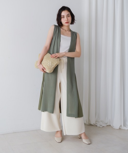 Bou Jeloud（ブージュルード） ベスト ジレ バックプリーツジレ