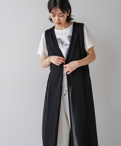 Bou Jeloud（ブージュルード） ベスト ジレ バックプリーツジレ