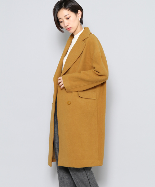 SENSE OF PLACE by URBAN RESEARCH チェスターコート FREE ベージュ