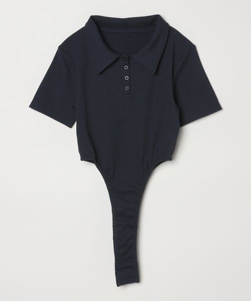 tシャツ 「Les Fleurs」エリツキボディースーツ/459702 レディース