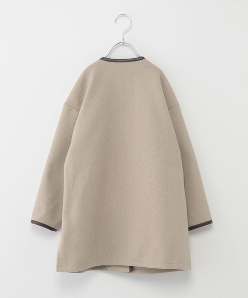 「GLOBAL WORK」 「KIDS」ノーカラーコート 110cm ブラウン系その他4 キッズ_画像2