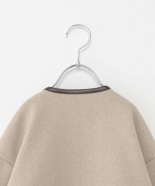 「GLOBAL WORK」 「KIDS」ノーカラーコート 110cm ブラウン系その他4 キッズ_画像4