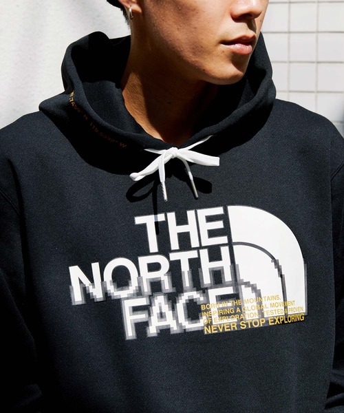 THE NORTH FACE グレー フルジップパーカー XL ノースフェイス/THE NORTH FACE スクエアロゴフルジップ