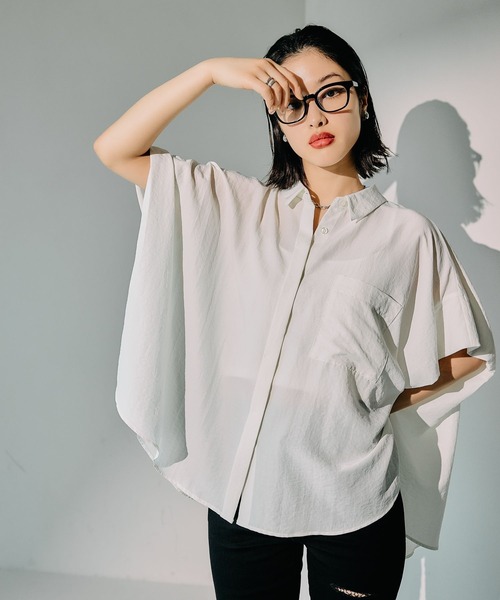 LEPSIM♡キリカエポンチョシャツ LEPSIM｜切り替えポンチョシャツ | Rakuten Fashion(楽天