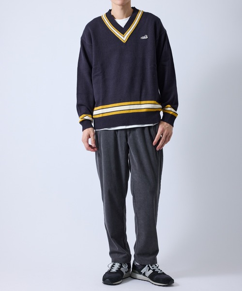 【新品 タグ付き】Dulyn knit wear チルデンニット Oldderby チルデンニット/le.coeur blanc(ルクールブラン)｜ルクール