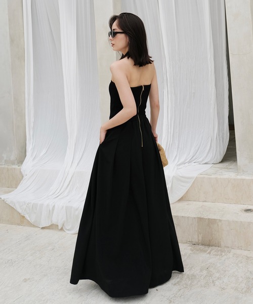 ánuans アニュアンス ニットビスチェオールインワン マキシ丈 anuans（アニュアンス） オールインワン ニットビスチェオールインワン