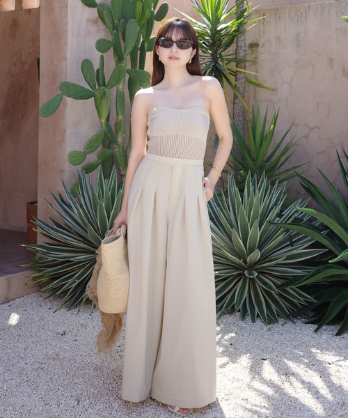 ハンドニットビスチェオールインワンMAISON SPECIAL/メゾンスペシャル