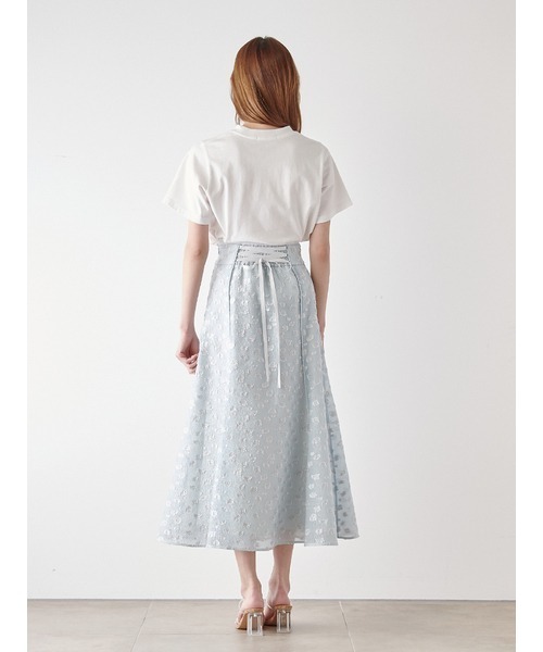 SNIDEL tシャツ 「BOUQUET OF JOY」SNIDELロゴフラワーTシャツ