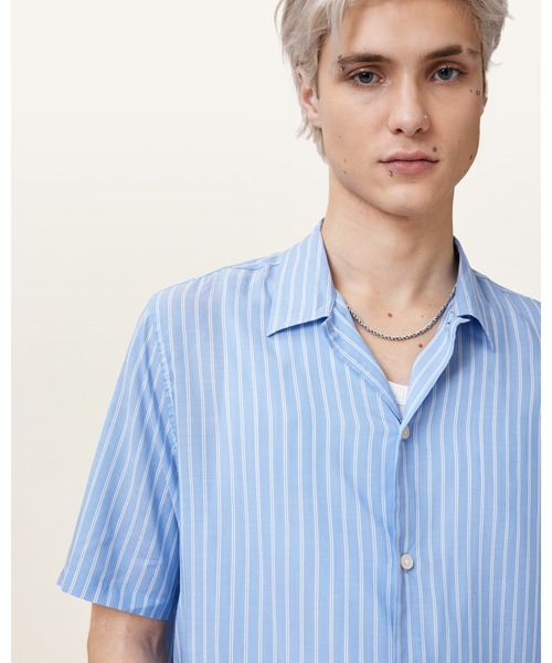 ALLSAINTS（オールセインツ） シャツ 半袖 ARRAN SHORT SLEEVE SHIRT 