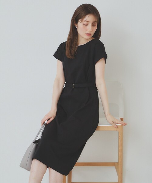 index ワンピース 「5色展開/XS-3Lサイズ」Iラインシルエット