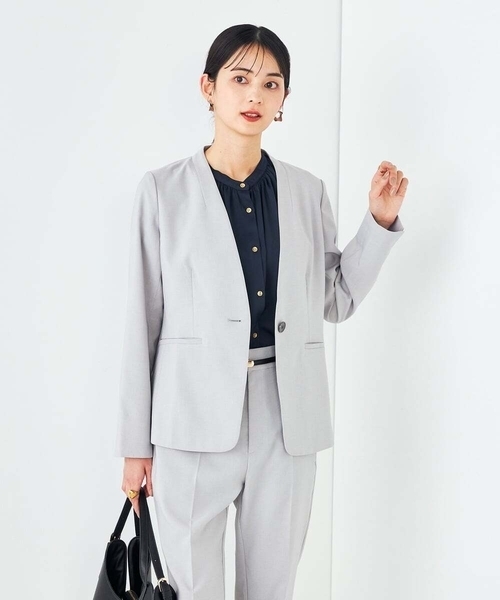 【美品】上品上質 華やか ウールボア ノーカラージャケット UN1285EW60246_33_l.jpg