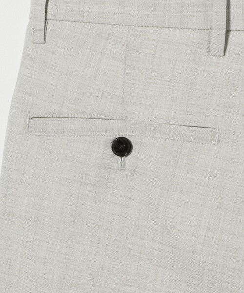 メンズ ワイド 1プリーツ トラウザー BEAUTY＆YOUTH UNITED ARROWS パンツ FLAX ライク 1プリーツ
