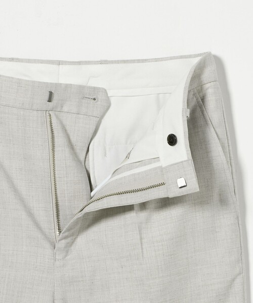 メンズ ワイド 1プリーツ トラウザー BEAUTY＆YOUTH UNITED ARROWS パンツ FLAX ライク 1プリーツ