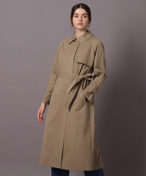 「DRESSTERIOR」 トレンチコート 38 カーキ レディース