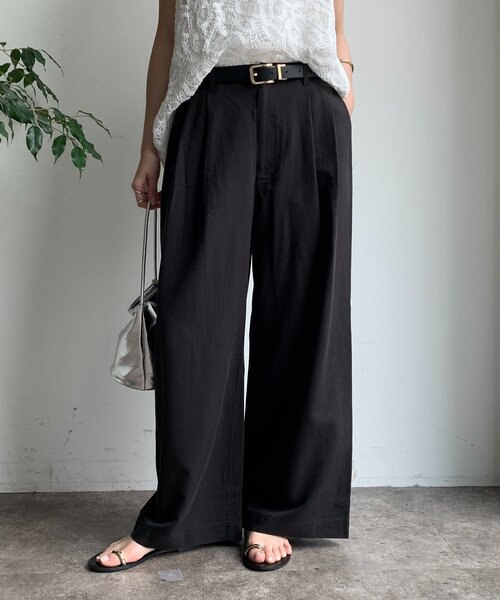 DOUDOU バックタックパンツ DouDou（ドゥドゥ）の「バックタックパンツ（その他パンツ