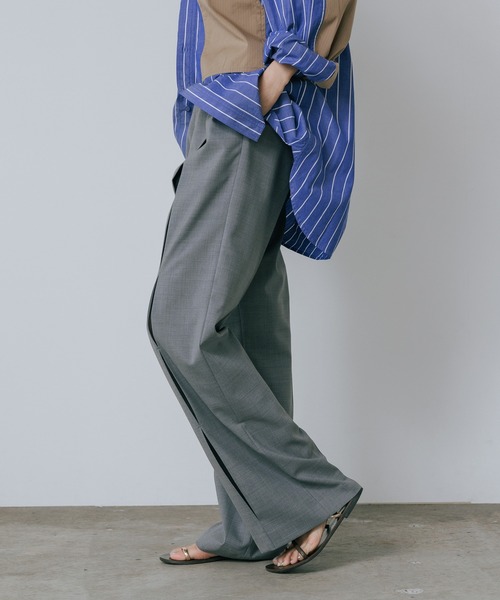 ルシェルブルー　スラックス LE CIEL BLEU スラックス パンツ BLEU/ルシェルブルー Slim