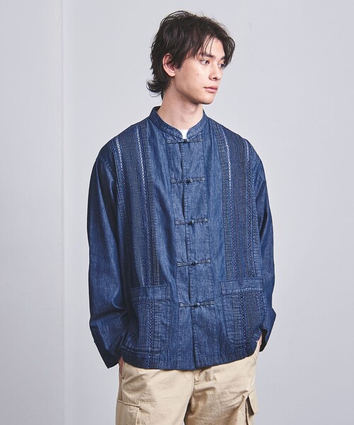 Pheeta 定番✨Trinityシャツ ユニセックス ピンタック Pheeta - シャツ Trinity トリニティ Light Blue | ROUND ROBIN