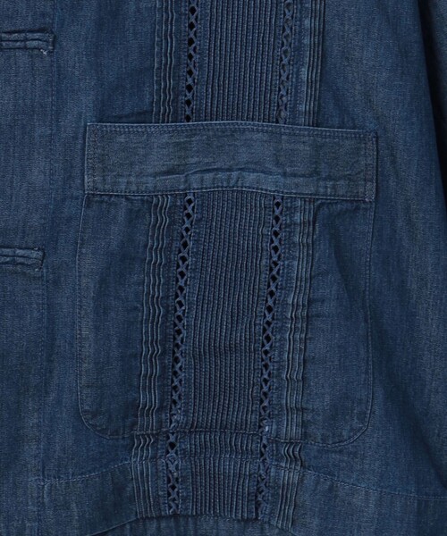 新品タグ付き　pheeta デニムシャツ　サイズ0 Pheeta シャツ 「別注」「Pheeta」Trinity デニムシャツ MENS
